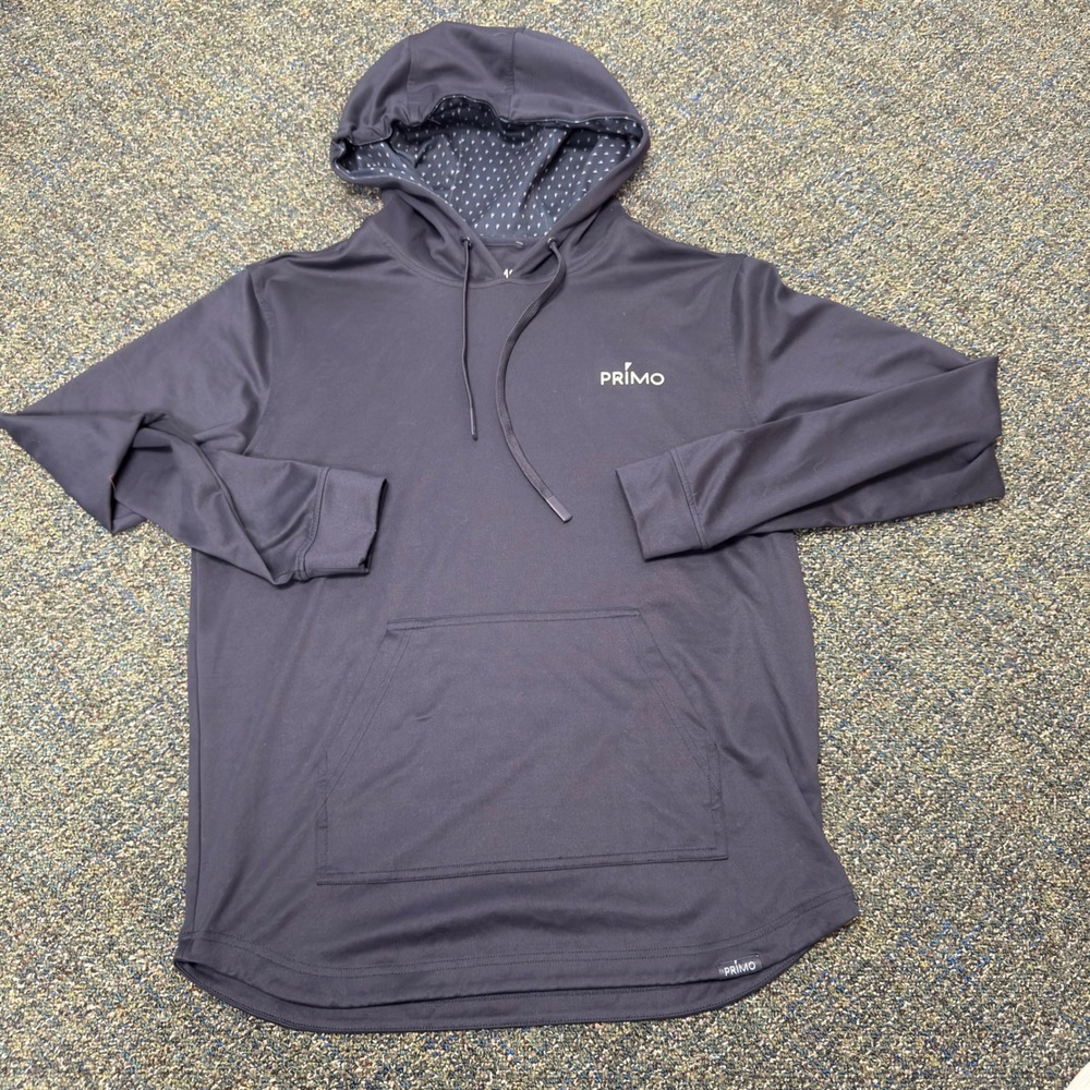 Primo Golf Hoodie Hoodie Mens Medium Navy Blue Performance Stretch Pullover